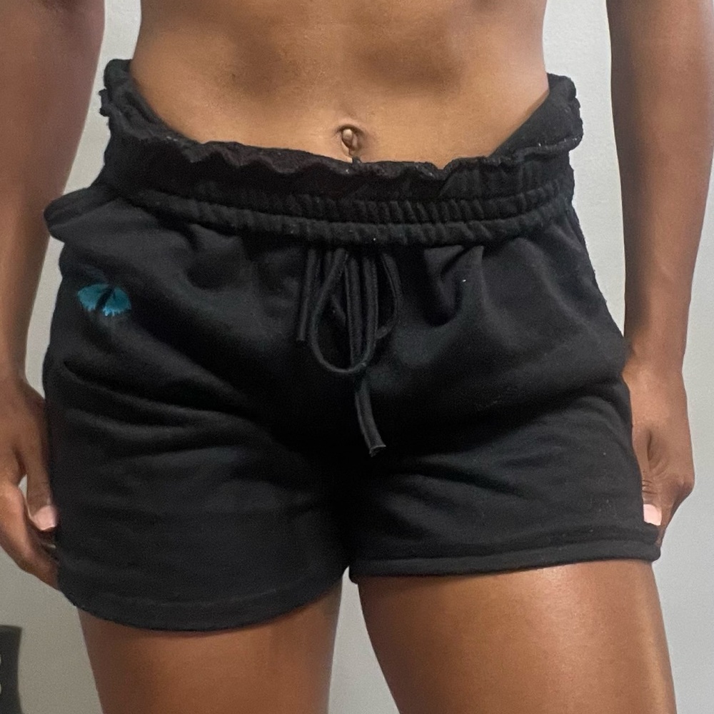 Black long shorts